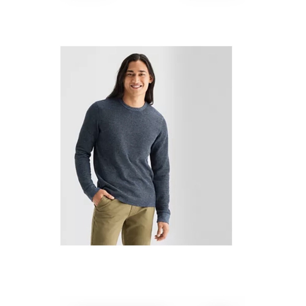 XXL mutual weave Mens Crew NeckLong Sleeve Regular Fit ThermalTop